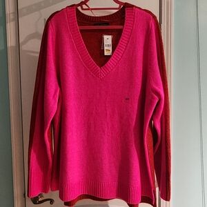 NWT Lane Bryant Colorblock Sweater